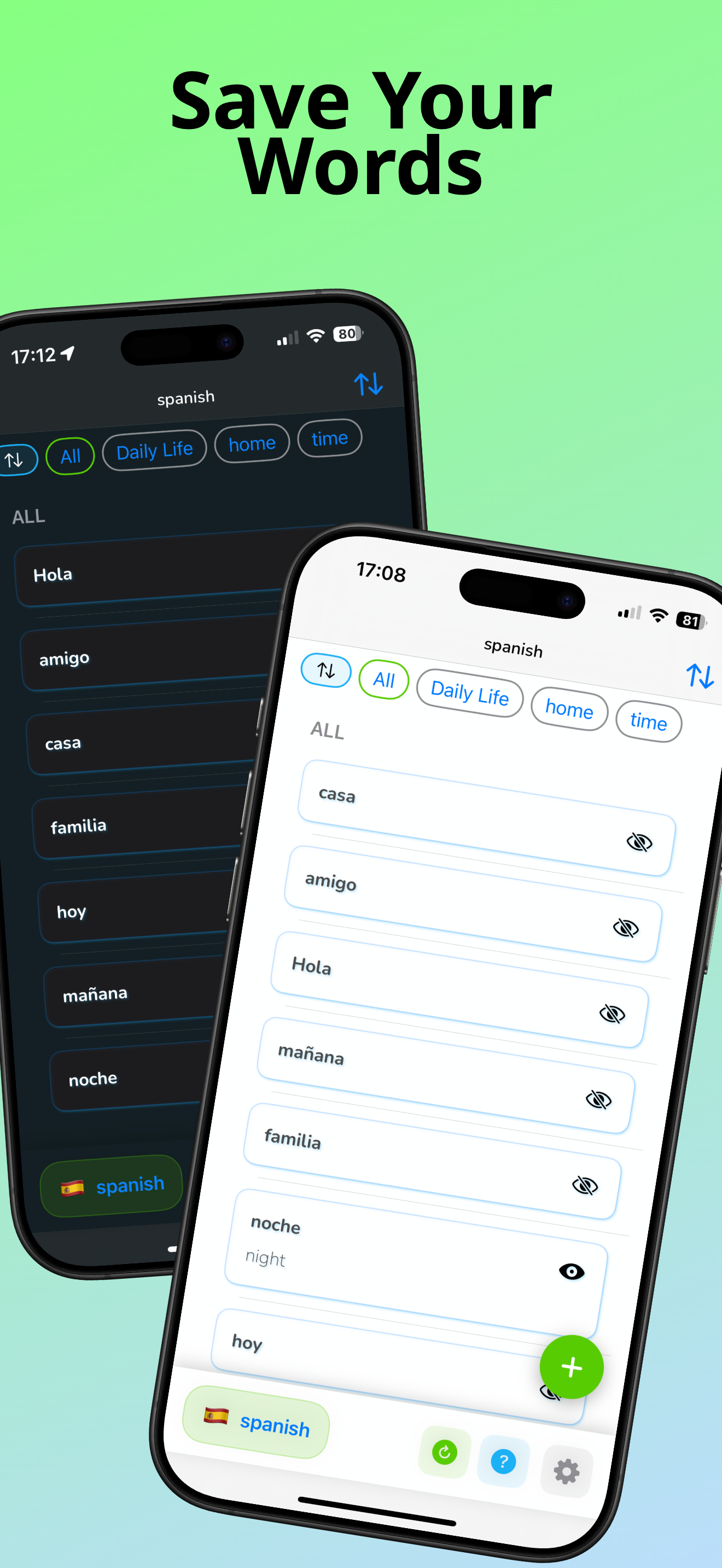 Vocabii Practice Mode